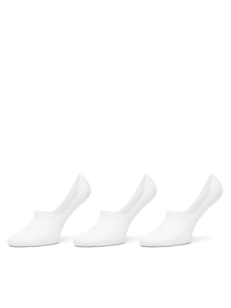 Calvin Klein Șosete/tălpici 3 pack alb