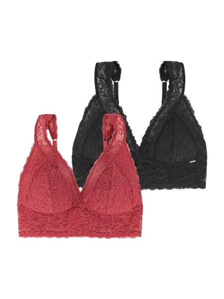 Dorina Sutien LANA roșu cranberry negru