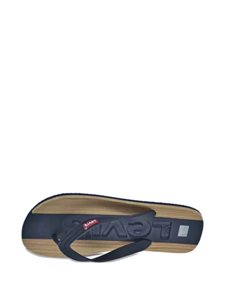 Șlapi Levi's® cu autograf negru