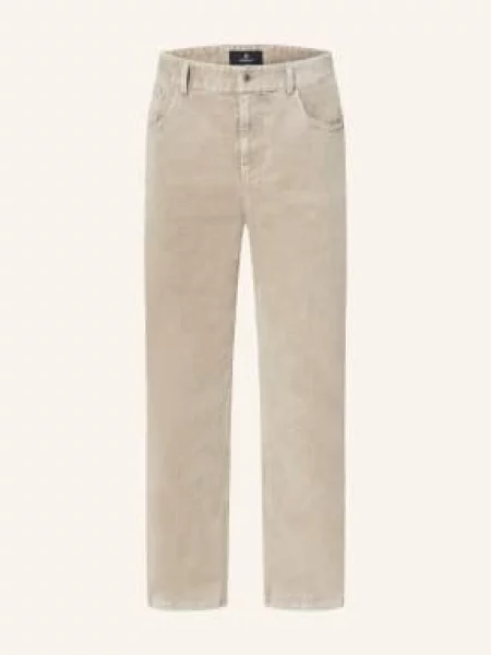 Represent Spodnie Z Sztruksu Regular Fit beige beżowe