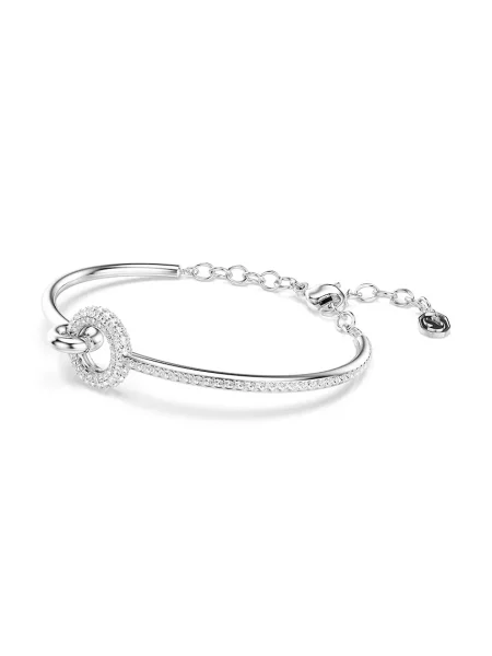 Swarovski Náramok strieborná / priehľadná