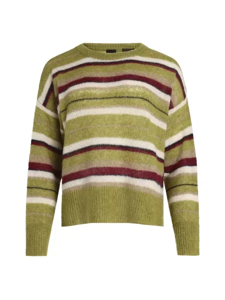 BOSS Pulover C_Fraiesy verde măr / roz zmeură / negru alb