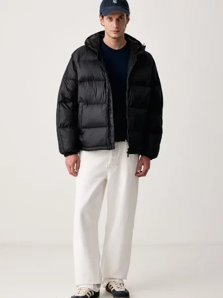 Adidas Originals páperová bunda pánska Pertex čierna