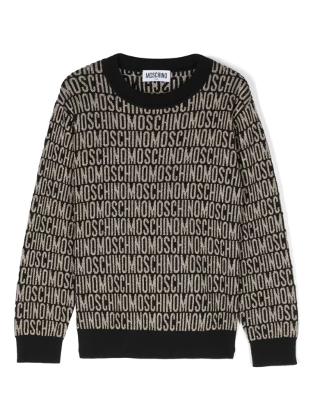 Sweter dziecięcy Moschino czarny
