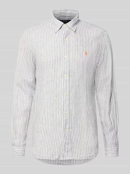 Koszula casualowa o kroju regular fit z czystego lnu Polo Ralph Lauren zielona