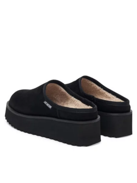 LOVE MOSCHINO Šľapky čierna