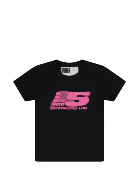 Tricou Sp5der cu imagine negru
