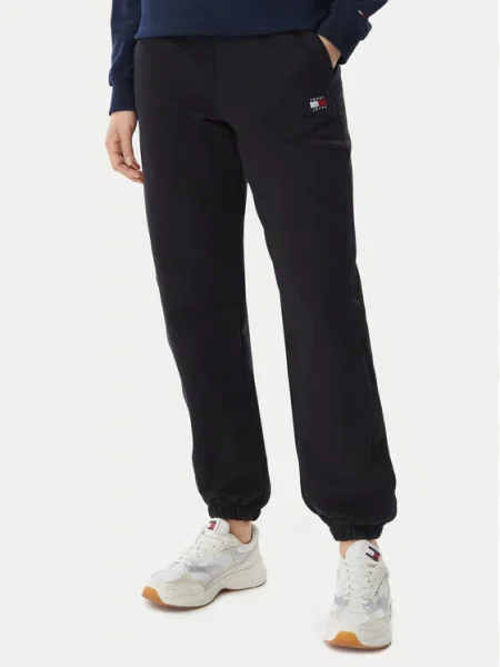 Tommy Jeans Pantaloni trening negru