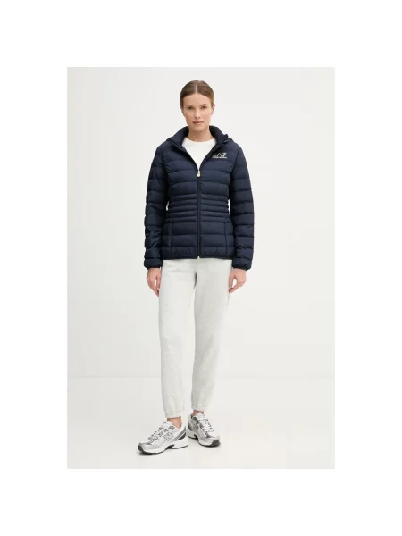 Kurtka Emporio Armani Ea7 pikowana niebieska