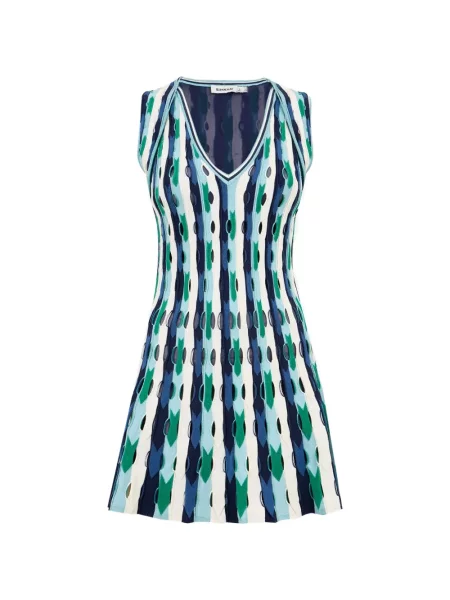 Rochie mini Simkhai tricotate albastru