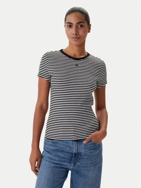 Tommy Jeans T-Shirt Essential czarny