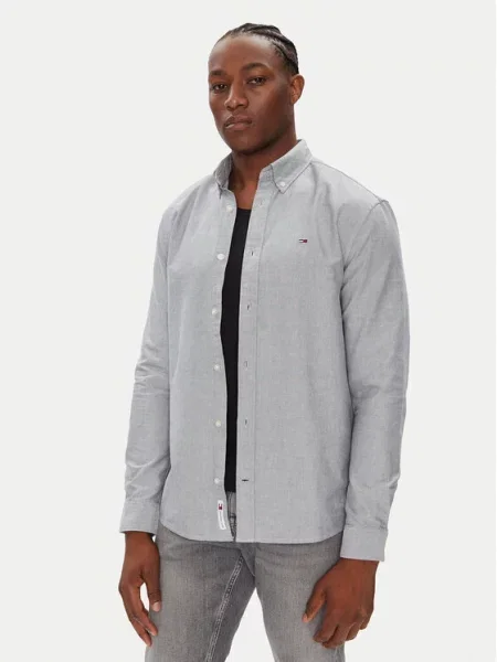 Košile Tommy Jeans modrá