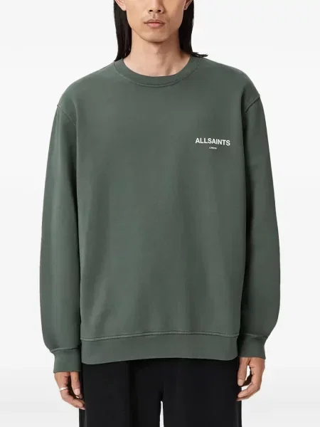 Hanorac crewneck Allsaints verde