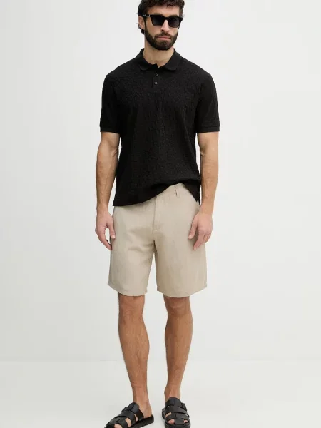 Armani Exchange шорти з льоном