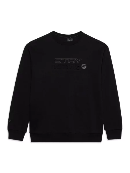 4F Junior Hanorac sport gri negru