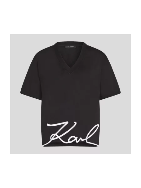 Karl Lagerfeld tricou din negru