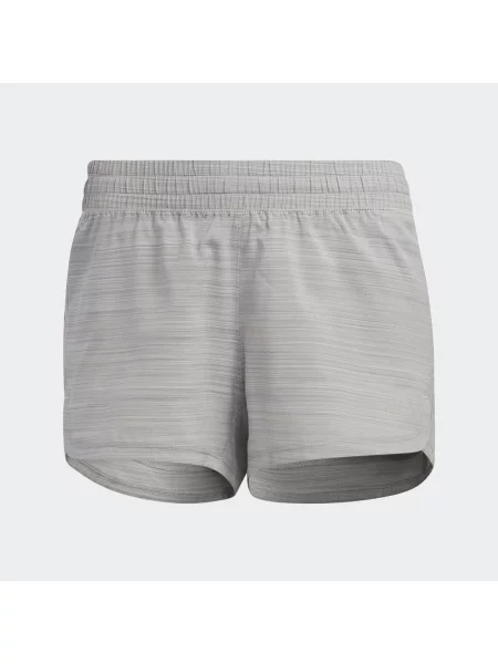 Pruhované sportovní kraťasy Adidas šedé