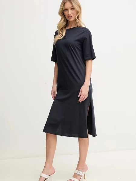 Armani Exchange sukienka granatowy mini prosta