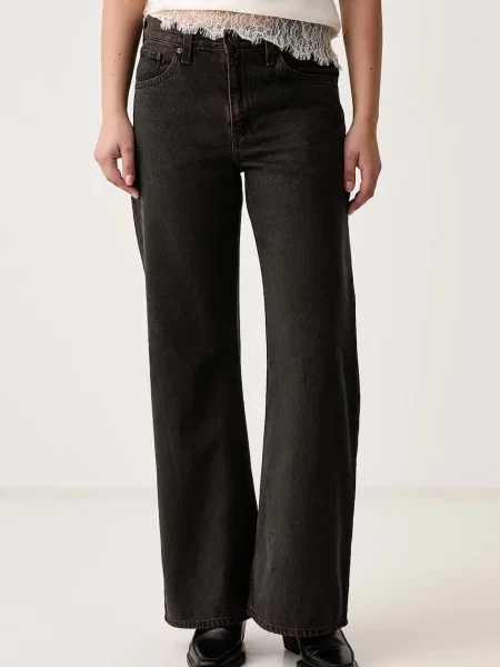 Levi's blugi pentru femei BAGGY DAD LASSO maro