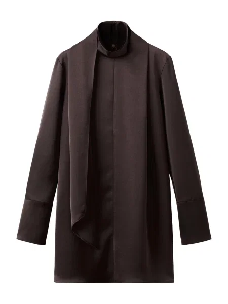 MANGO Rochie NICO ciocolatiu