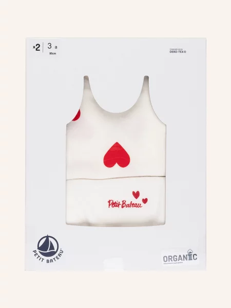 Petit Bateau Topy weiss biały