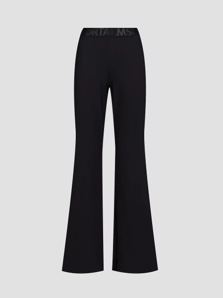 Sportalm spodnie szerokie high waist czarny