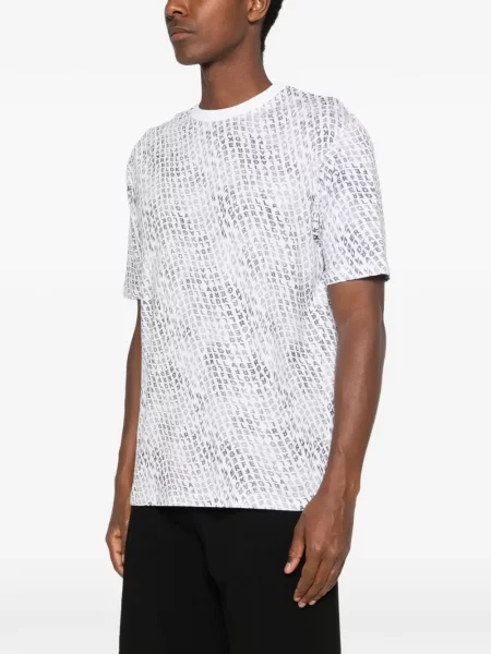 Tricou Karl Lagerfeld cu autograf alb