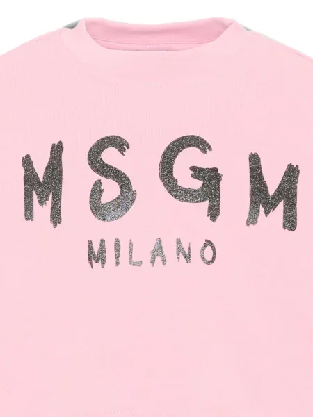 Sweter dziecięcy Msgm różowy