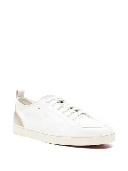 Sneakerși Santoni alb