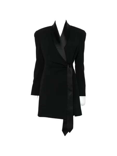 Rochie Imperial din satin plic negru