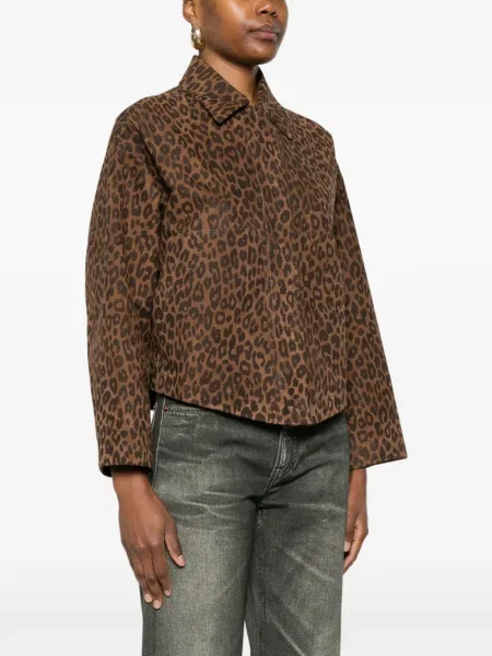 Geacă Salvatore Santoro cu imagine maro