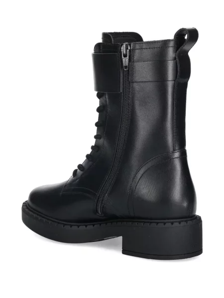 Botine Furla cu șireturi din dantelă negru