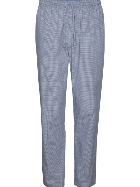 S.Oliver Pantaloni de pijama bleumarin / natural alb