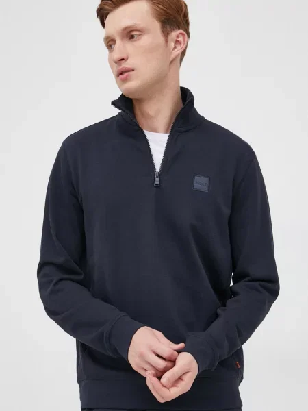 Geacă Boss din fleece portocaliu