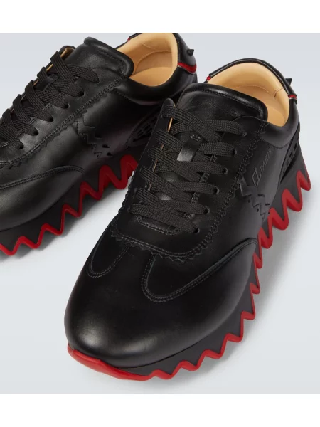 Sneakerși Christian Louboutin din piele negru