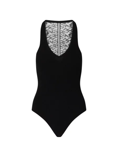 Body Liu Jo din dantelă negru