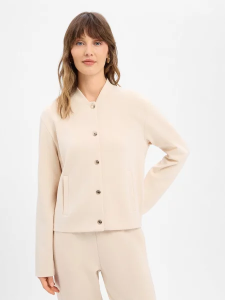 Bluza rozpinana ze stójką model ‘Tobina’ Joop! beżowa