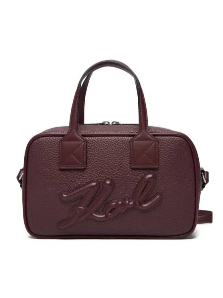 Чанта Karl Lagerfeld K/SKUARE бордо