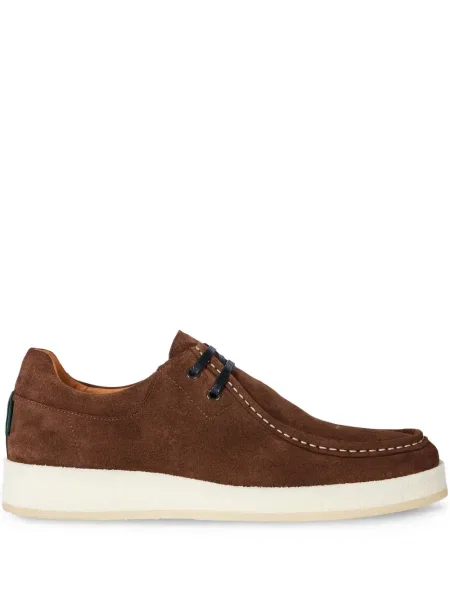 Pantofi derby Ps Paul Smith din piele de căprioară maro