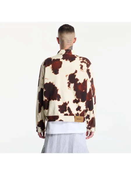 Jachetă Obey Workshop Jacket Cow Print S