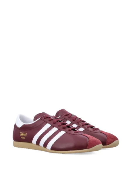 Tricou Adidas cu dungi scurt alb