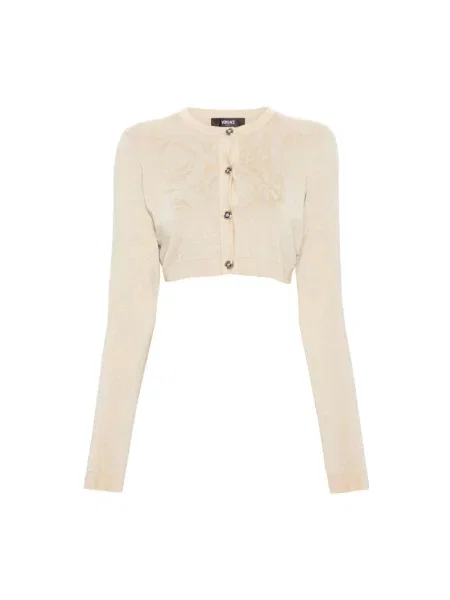 Kardigan Versace beżowy