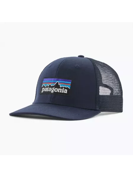 Czapka Patagonia Logo Trucker Hat New Navy Universal niebieska