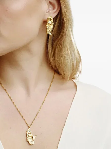 Cercei Labelled Jewellery auriu