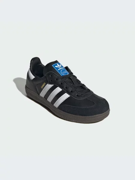 Шкіряні Дитячі Кеди низькі adidas Samba чорний