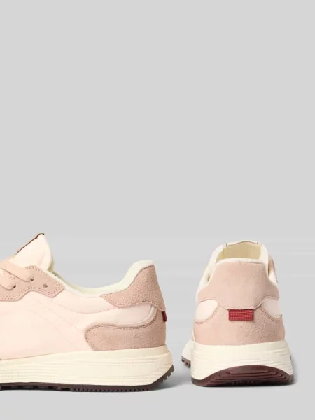 Sneakersy z mieszanki skóry z detalem z logo model Beywin' Gant żółte