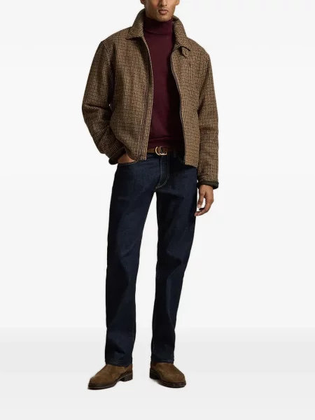 Ριγέ ρετρό μποτάκια Polo Ralph Lauren με σχέδιο μπλε