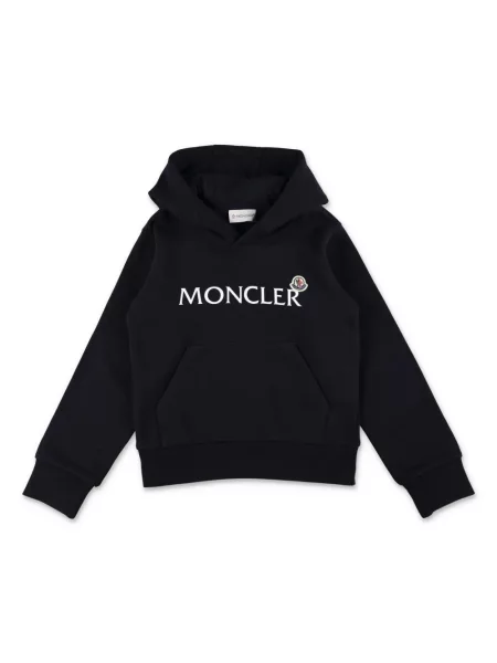 Bluza z kapturem dziecięca Moncler Enfant niebieska