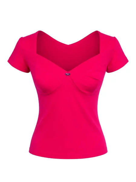REGINA FASHION Tričko Sweetheart top' červená