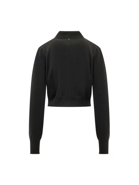 Kardigan Sportmax wełniany czarny